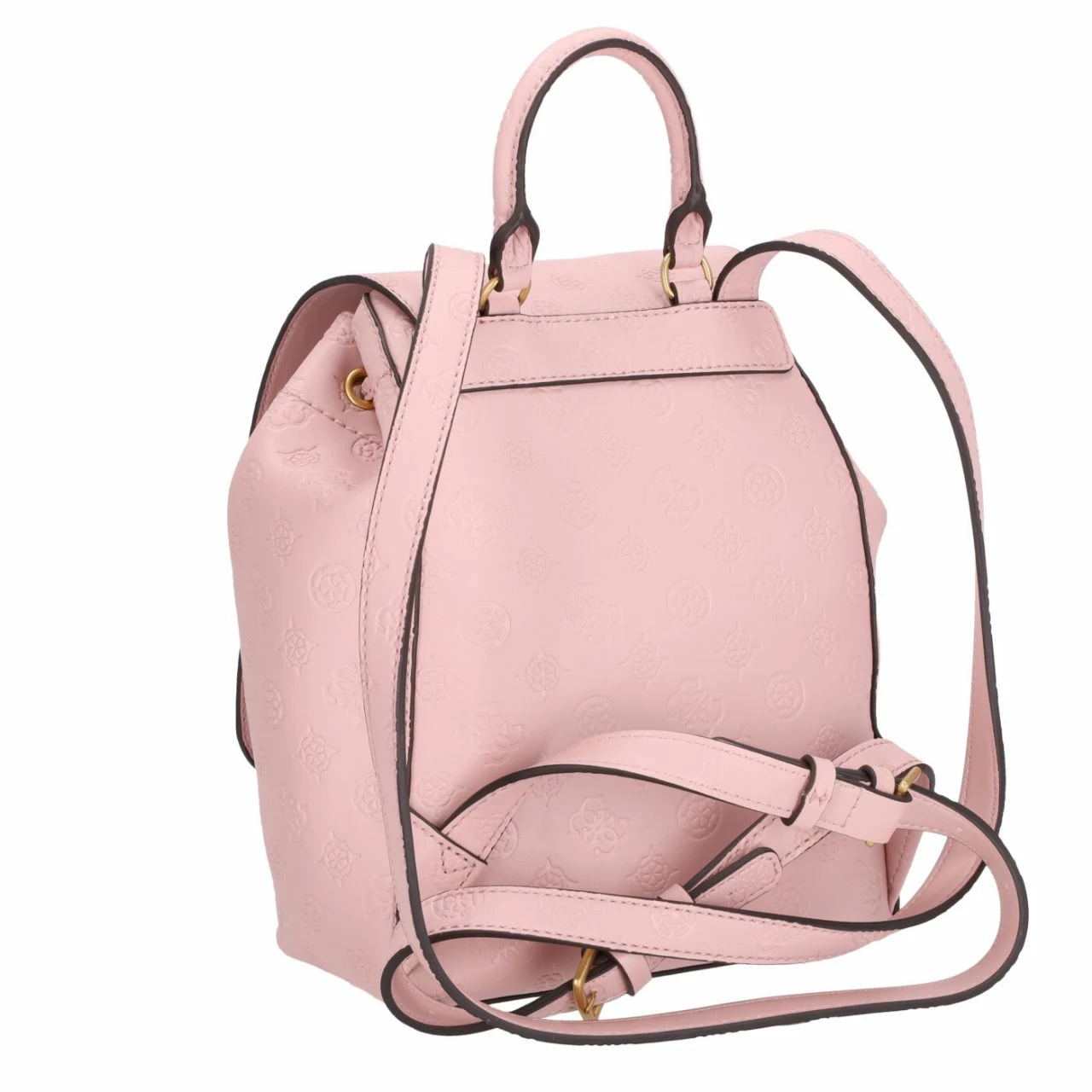 Guess Damenrucksack Geva Flap Backpack Rose Logo 14 Guess Damenrucksack Geva Flap Backpack Rose Logo – Bild 12