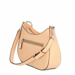 Guess Beuteltasche Noelle Top Zip Shoulder Bag Apricot Cream -Aufbewahrungstasche Geschäft 0 12646e893271528 1280x1280