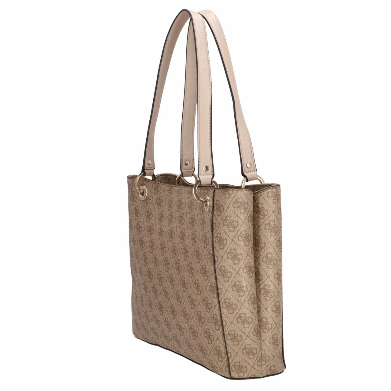 Guess Shopper Noelle Noel Tote Latte Logo 14 Guess Shopper Noelle Noel Tote Latte Logo – Bild 12