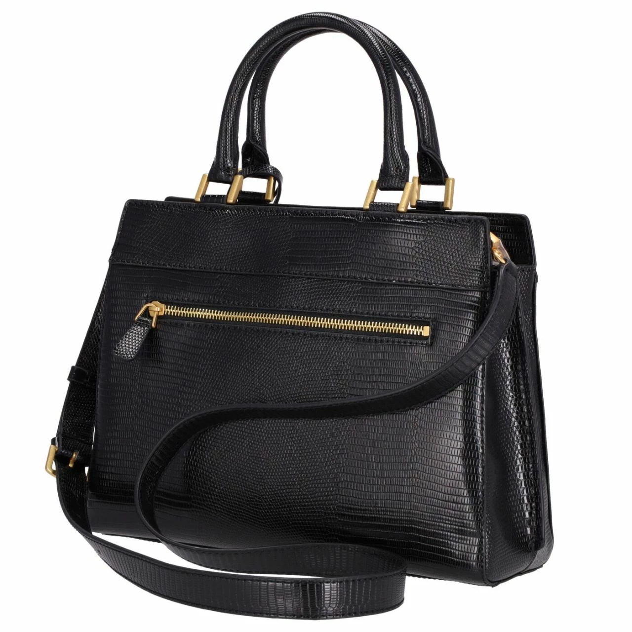 Guess Kurzgriff Tasche Katey Luxury Satchel Black 14 Guess Kurzgriff Tasche Katey Luxury Satchel Black – Bild 12