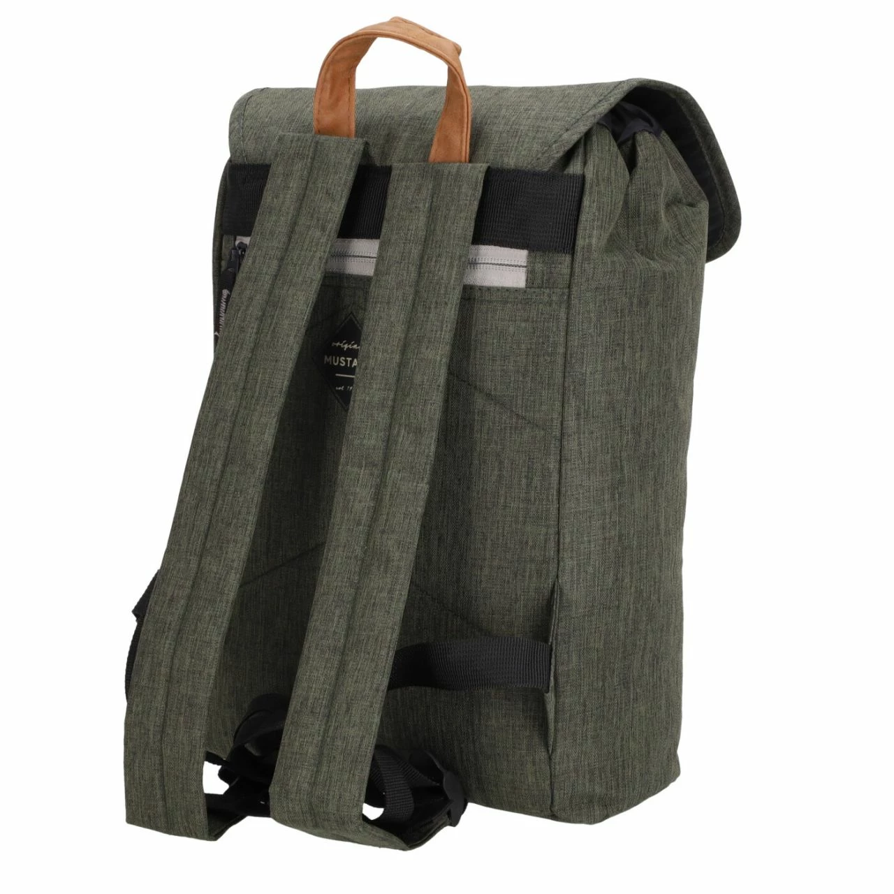 Mustang Rucksack Sevilla Backpack Flap Oliv 14 Mustang Rucksack Sevilla Backpack Flap Oliv – Bild 12