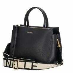 Coccinelle Kurzgriff Tasche Arlettis Signature Handbag Noir -Aufbewahrungstasche Geschäft 0 12655e8c9e35eeb 1280x1280