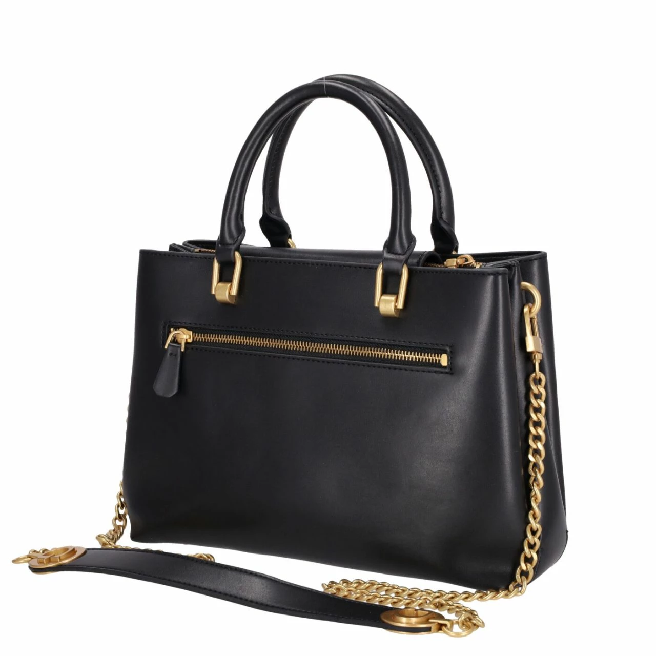 Guess Kurzgriff Tasche Masie Girlfriend Satchel Black 4 Guess Kurzgriff Tasche Masie Girlfriend Satchel Black – Bild 2