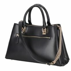 Guess Kurzgriff Tasche Eliette Logo Girlfriend Satchel Black -Aufbewahrungstasche Geschäft 0 1265c6b09167864 1280x1280