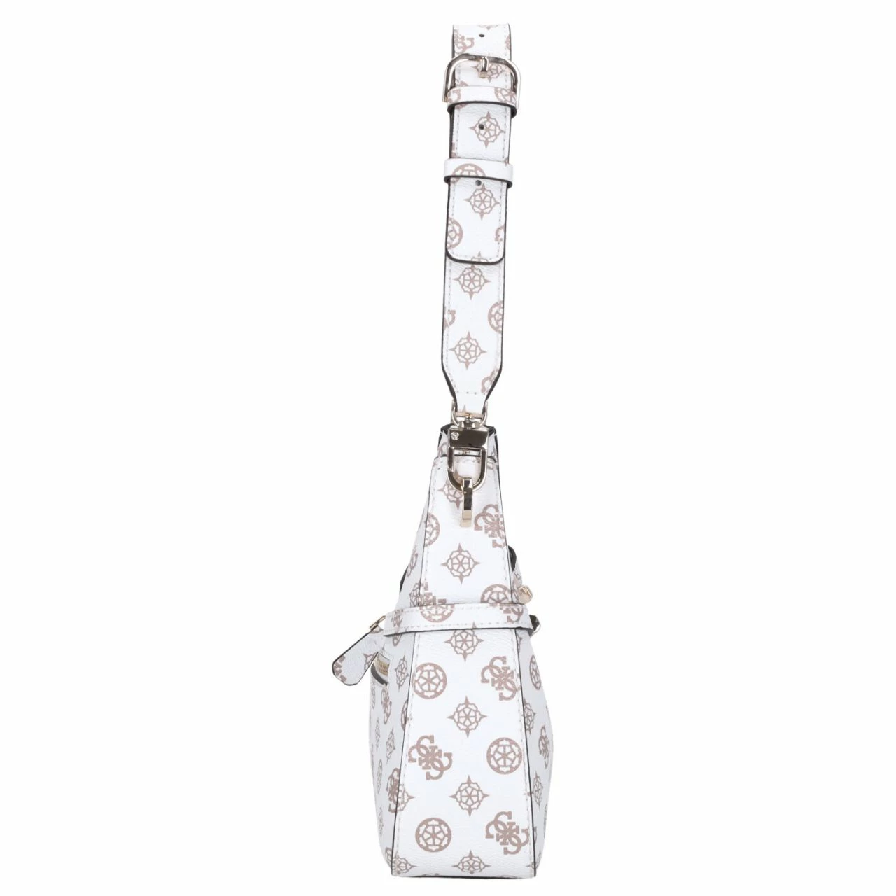 Guess Beuteltasche Loralee Hobo White Logo 14 Guess Beuteltasche Loralee Hobo White Logo – Bild 12