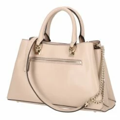 Guess Kurzgriff Tasche Eliette Logo Girlfriend Satchel Light Beige -Aufbewahrungstasche Geschäft 0 1265d682d3b2c7b 1280x1280