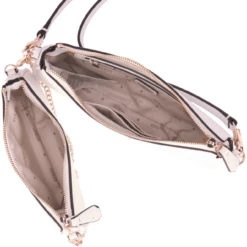 Guess Umhängetasche Noelle DBL Pouch Crossbody Light Rose -Aufbewahrungstasche Geschäft 0 1363f7f4735545a 1280x1280