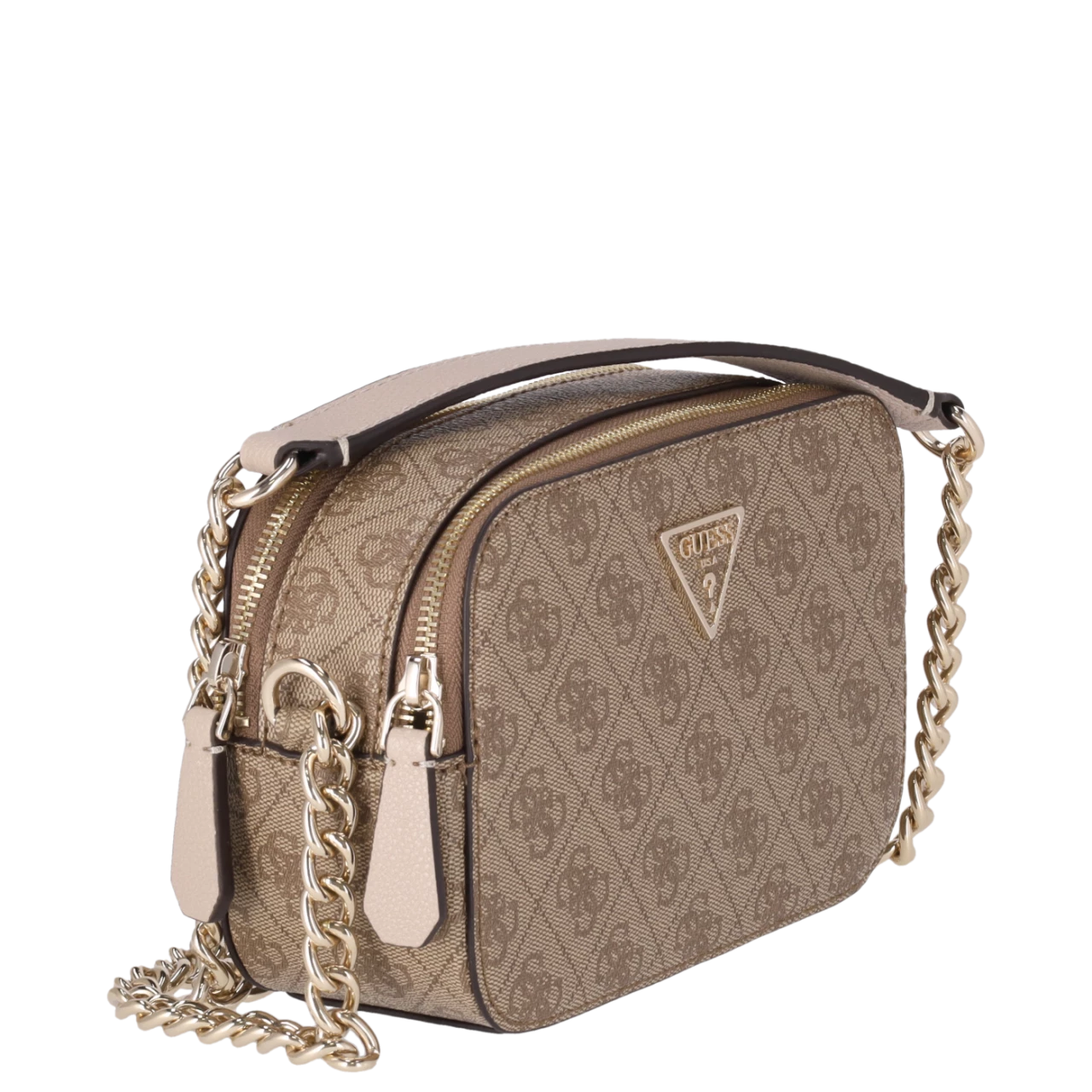 Guess Umhängetasche Noelle Crossbody Camerabag Latte Logo 15 Guess Umhängetasche Noelle Crossbody Camerabag Latte Logo – Bild 13