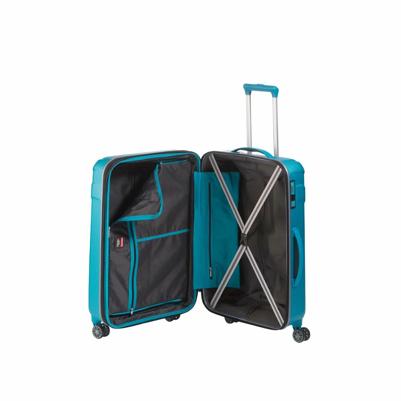 Travelite Kofferset 3tlg. Vector 2W S 4W M/L Türkis 15 Travelite Kofferset 3tlg. Vector 2W S 4W M/L Türkis – Bild 13