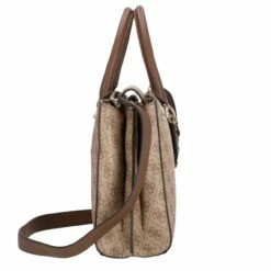 Guess Kurzgriff Tasche Noelle Girlfriend Satchel Latte Logo/brown -Aufbewahrungstasche Geschäft 0 1365120a5ee021e 1280x1280