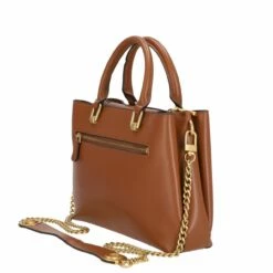 Guess Kurzgriff Tasche Masie Girlfriend Satchel Cognac -Aufbewahrungstasche Geschäft 0 13656674c839829 1280x1280