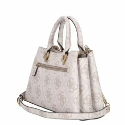 Guess Kurzgriff Tasche Eliette Logo Girlfriend Satchel Dove Logo -Aufbewahrungstasche Geschäft 0 1365f8c807ddae0 1280x1280