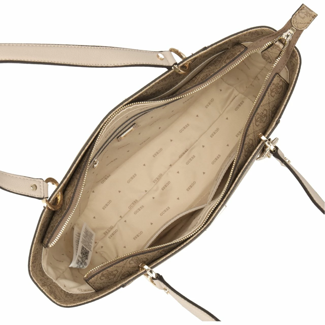 Guess Shopper Noelle Elite Tote Latte Logo 16 Guess Shopper Noelle Elite Tote Latte Logo – Bild 14