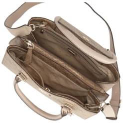 Guess Kurzgriff Tasche Noelle Girlfriend Satchel Latte Logo -Aufbewahrungstasche Geschäft 0 1463f7f75d924b3 1280x1280
