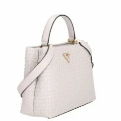 Guess Kurzgriff Tasche Lisbet 2 Compartment Satchel Stone -Aufbewahrungstasche Geschäft 0 1464a4c1b971afd 1280x1280