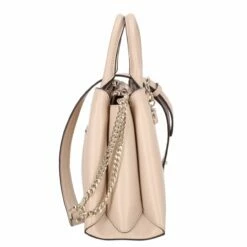 Guess Kurzgriff Tasche Eliette Logo Girlfriend Satchel Light Beige -Aufbewahrungstasche Geschäft 0 1465d682d8864f6 1280x1280