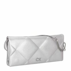 Calvin Klein Clutch Quilt Wristlet Silber -Aufbewahrungstasche Geschäft 0 15654ac3b2939d8 1280x1280
