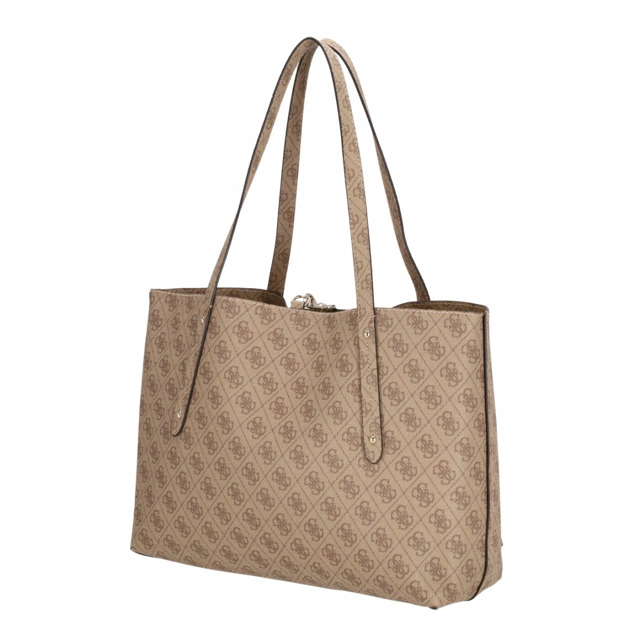 Guess Shopper Eco Brenton Tote Latte Logo 17 Guess Shopper Eco Brenton Tote Latte Logo – Bild 15