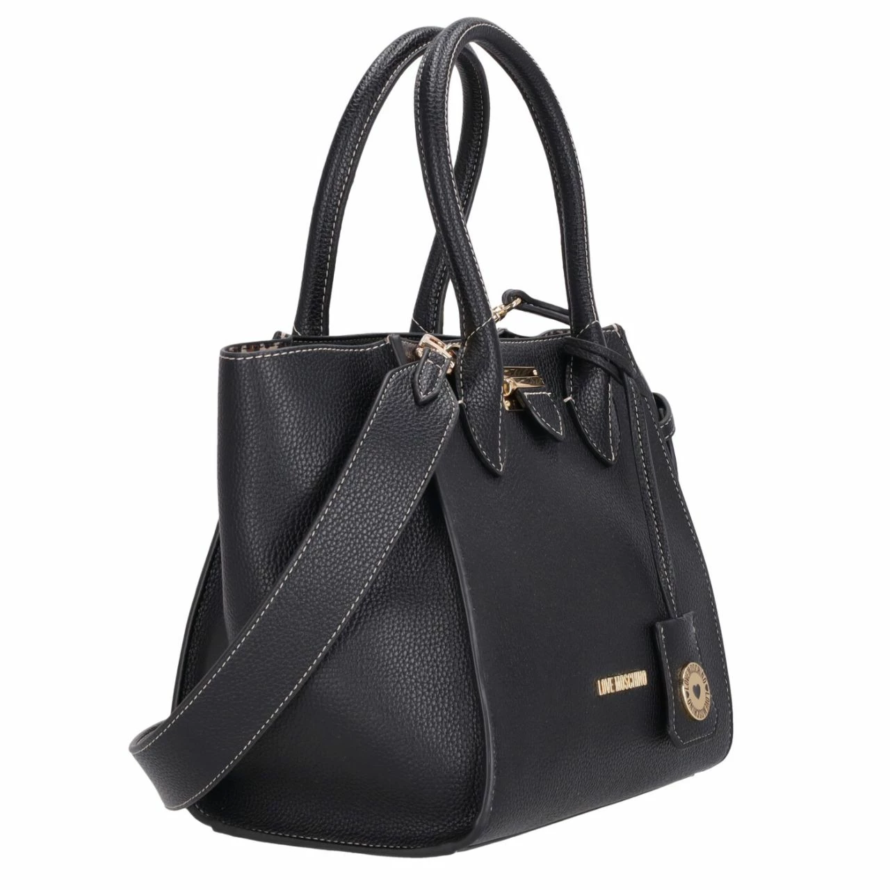 Love Moschino Kurzgriff Tasche Borsa JC4109 Nero 17 Love Moschino Kurzgriff Tasche Borsa JC4109 Nero – Bild 15
