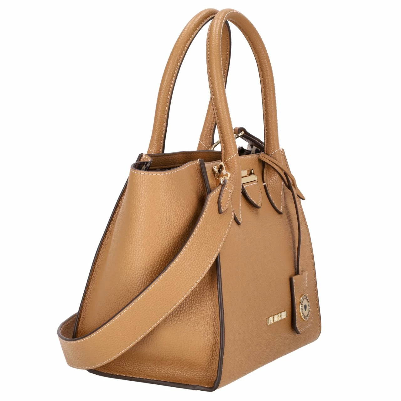 Love Moschino Kurzgriff Tasche Borsa JC4109 Cammello 17 Love Moschino Kurzgriff Tasche Borsa JC4109 Cammello – Bild 15