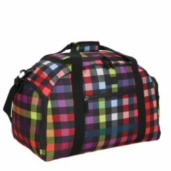 KENORADA Reisetasche Rainbow Duffle M 40l Muticolorcheck KR -Aufbewahrungstasche Geschäft 0 15 neu 364794ec8d1587 1280x1280