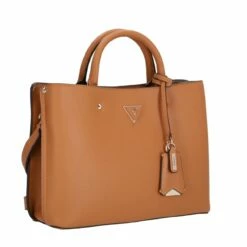 Guess Kurzgriff Tasche Meridian Girlfriend Satchel Cognac -Aufbewahrungstasche Geschäft 0 1664d5627765f54 1280x1280