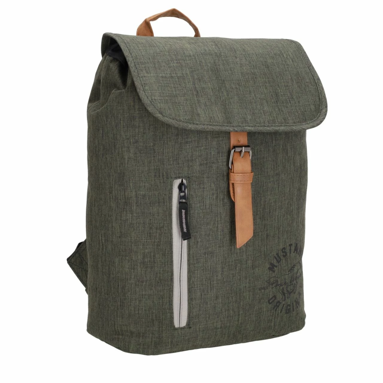 Mustang Rucksack Sevilla Backpack Flap Oliv 18 Mustang Rucksack Sevilla Backpack Flap Oliv – Bild 16