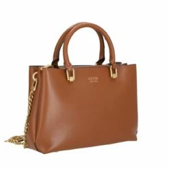 Guess Kurzgriff Tasche Masie Girlfriend Satchel Cognac -Aufbewahrungstasche Geschäft 0 16656674cfba7e0 1280x1280