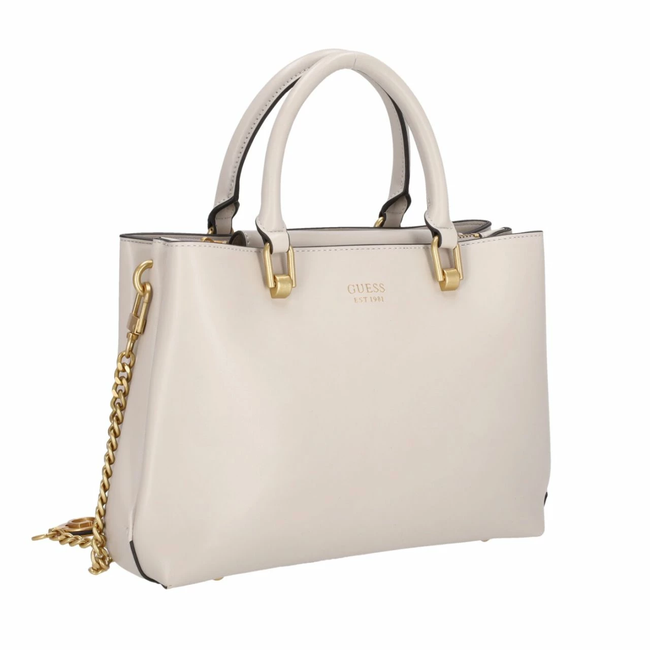 Guess Kurzgriff Tasche Masie Girlfriend Satchel Stone 18 Guess Kurzgriff Tasche Masie Girlfriend Satchel Stone – Bild 16