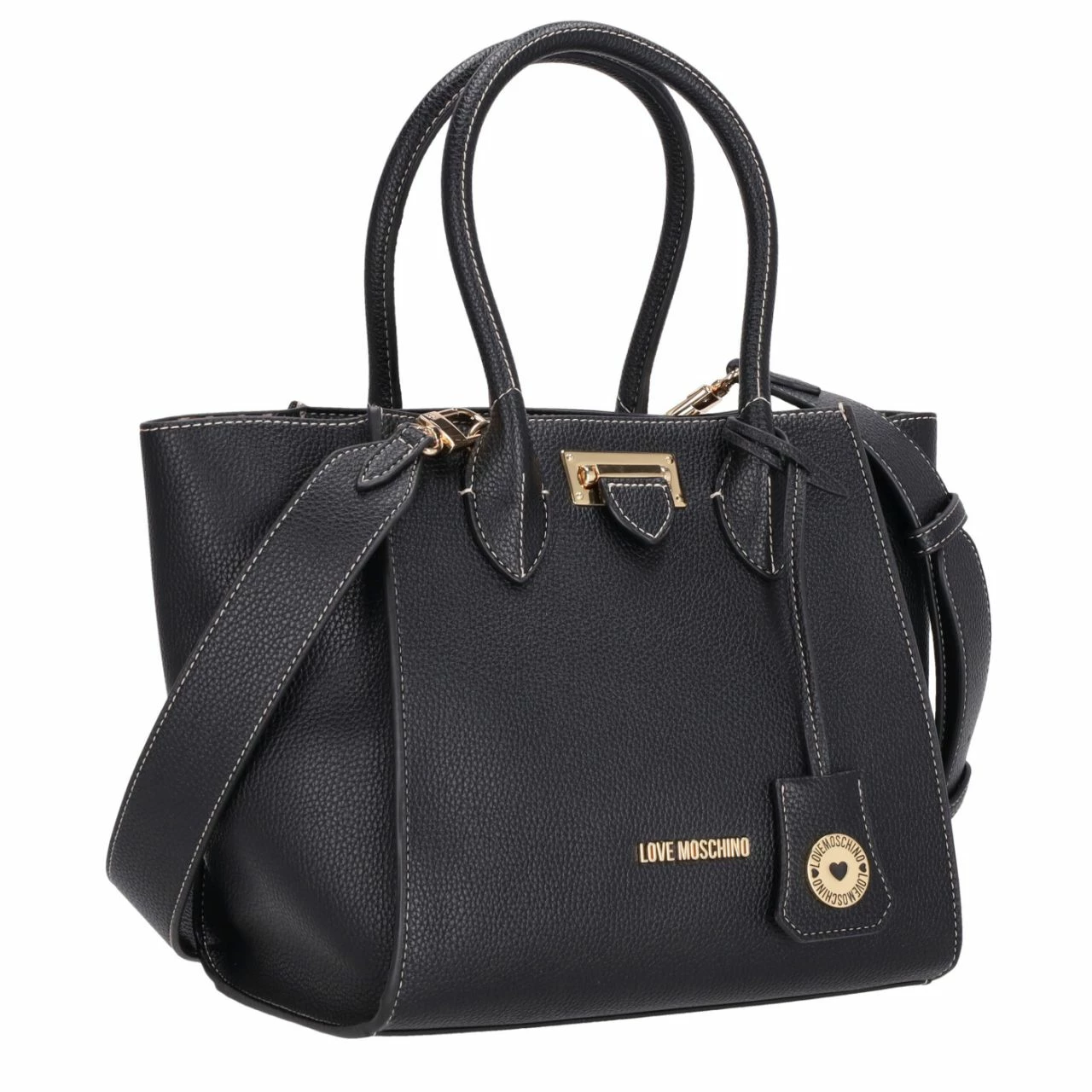 Love Moschino Kurzgriff Tasche Borsa JC4109 Nero 18 Love Moschino Kurzgriff Tasche Borsa JC4109 Nero – Bild 16