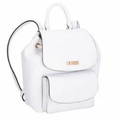 Guess Damenrucksack Geva Flap Backpack White Logo -Aufbewahrungstasche Geschäft 0 1864a5e88970180 1280x1280