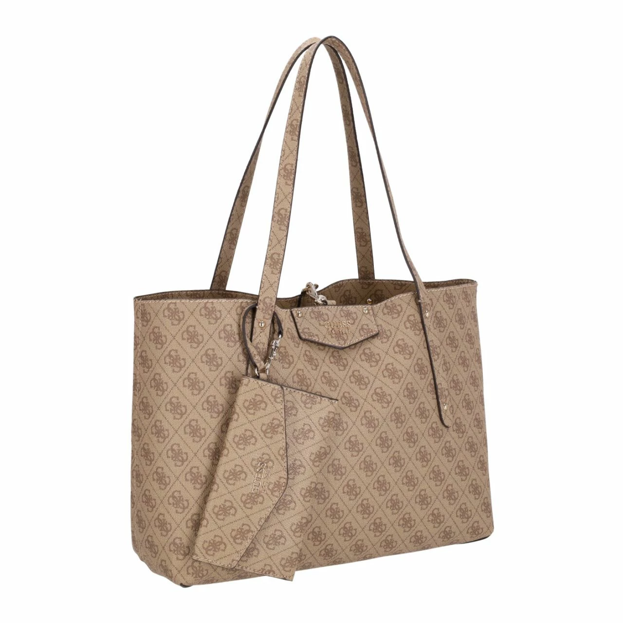 Guess Shopper Eco Brenton Tote Latte Logo 21 Guess Shopper Eco Brenton Tote Latte Logo – Bild 19