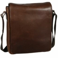 Leonhard Heyden Messenger Bag Roma 5377 Braun