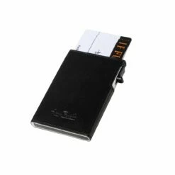 Tony Perotti Kreditkartenetui Furbo Slim RFID Cardholder W/ Insert Pocket Black