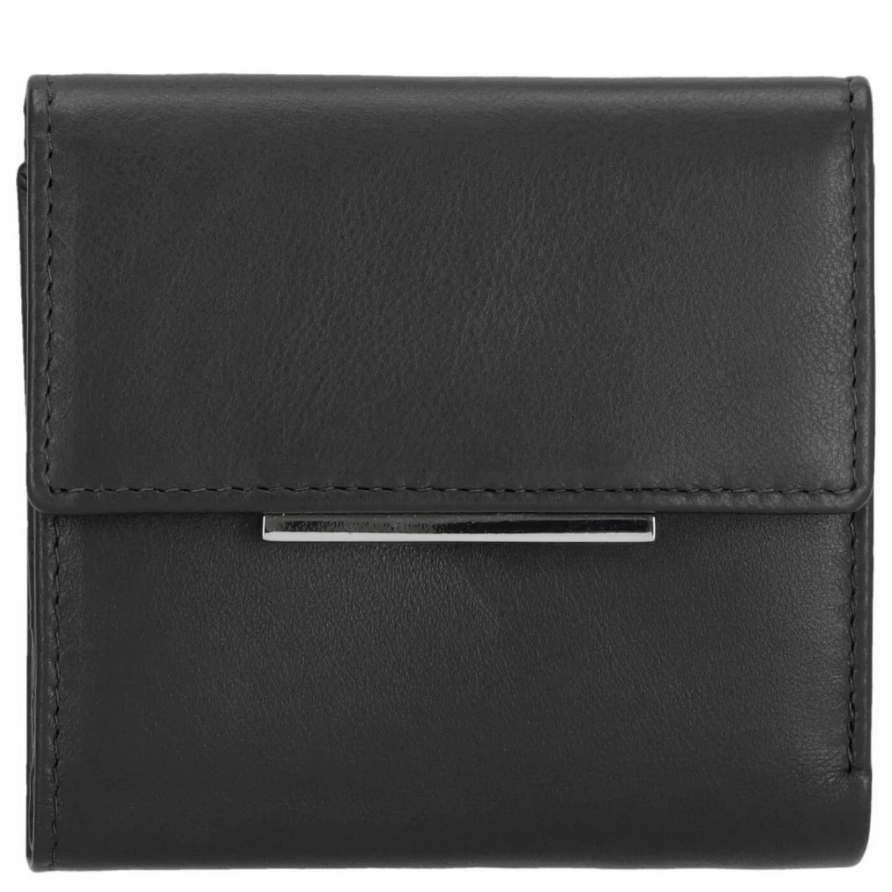 KENORADA Kleinbörse Damen Purus Flap Wallet M Schwarz 3 KENORADA Kleinbörse Damen Purus Flap Wallet M Schwarz
