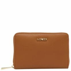 L.Credi Querbörse Damen Filippa Cognac