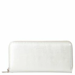 Seidenfelt Manufaktur Langbörse Damen Smilla Silver