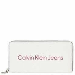 Calvin Klein Jeans Langbörse Damen Zip Around Ivory