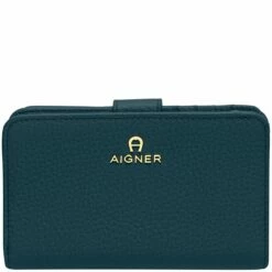 AIGNER Hochkantbörse Damen Ivy Cowhide Oceanic Blue