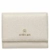 AIGNER Hochkantbörse Damen Ivy Pearl White