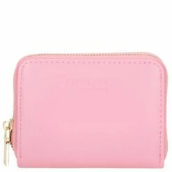 Seidenfelt Manufaktur Kleinbörse Damen Ylva Bubble Gum/gold