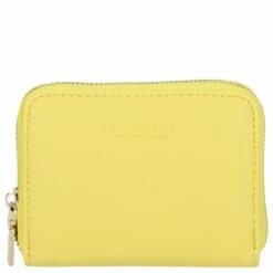 Seidenfelt Manufaktur Kleinbörse Damen Ylva Lemon/gold
