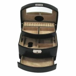 Windrose Schmuckkästchen Merino 3693 Schwarz