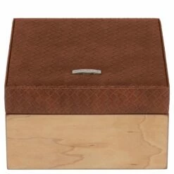 Windrose Schmuckkästchen Wood 803929 Flechtoptik Braun