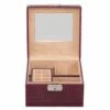 Windrose Schmuckkästchen Croco 803941 Dunkelrot