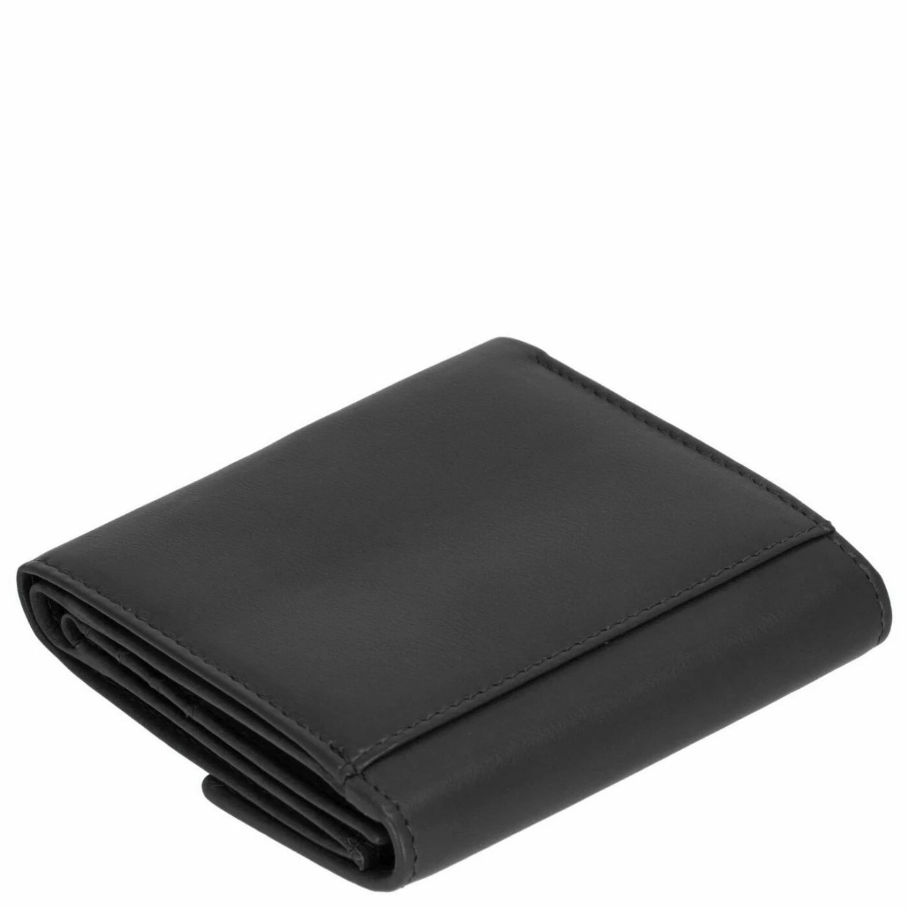 KENORADA Kleinbörse Damen Purus Flap Wallet M Schwarz 4 KENORADA Kleinbörse Damen Purus Flap Wallet M Schwarz – Bild 2