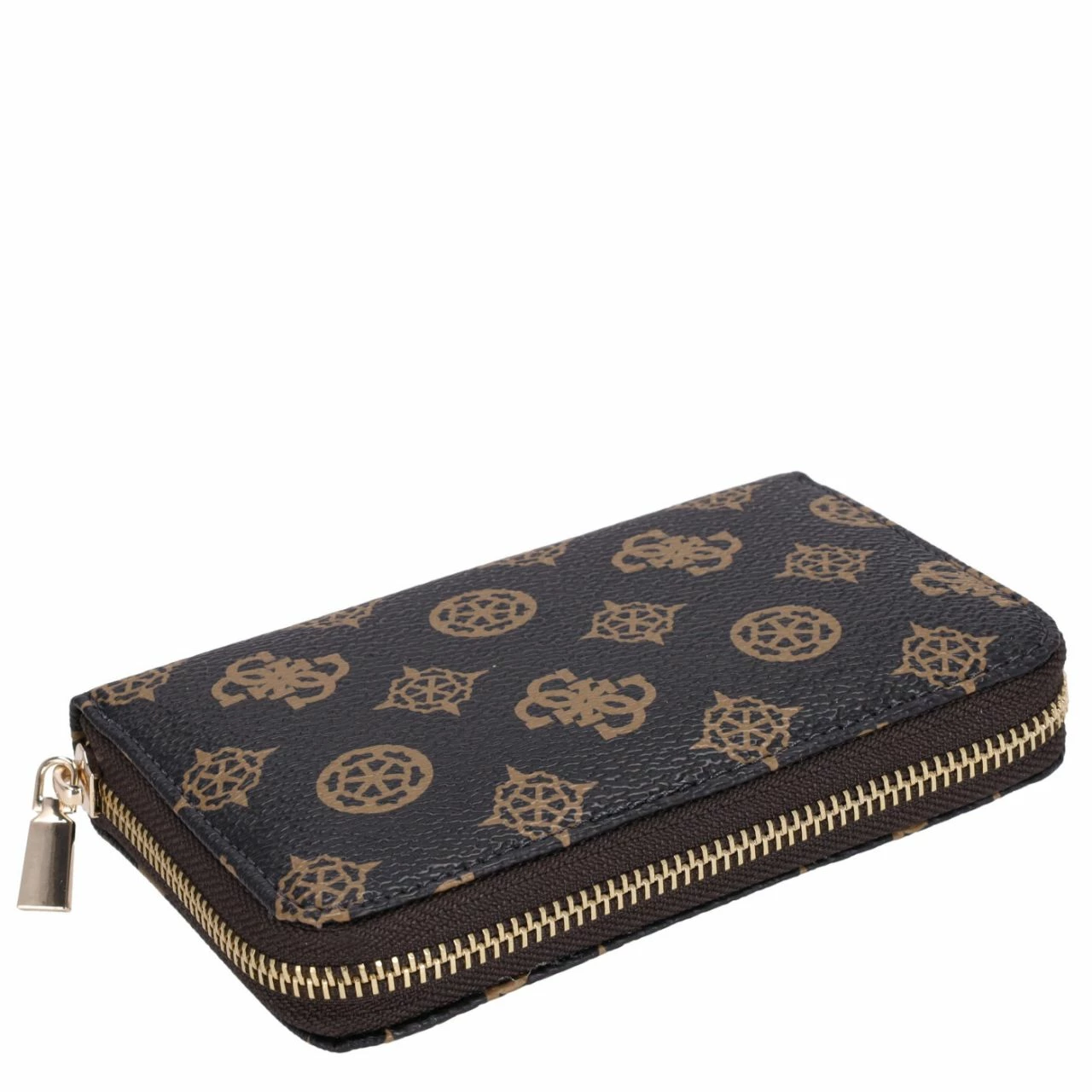 Guess Querbörse Damen Laurel SLG Medium Zip Around Mocha Logo 4 Guess Querbörse Damen Laurel SLG Medium Zip Around Mocha Logo – Bild 2