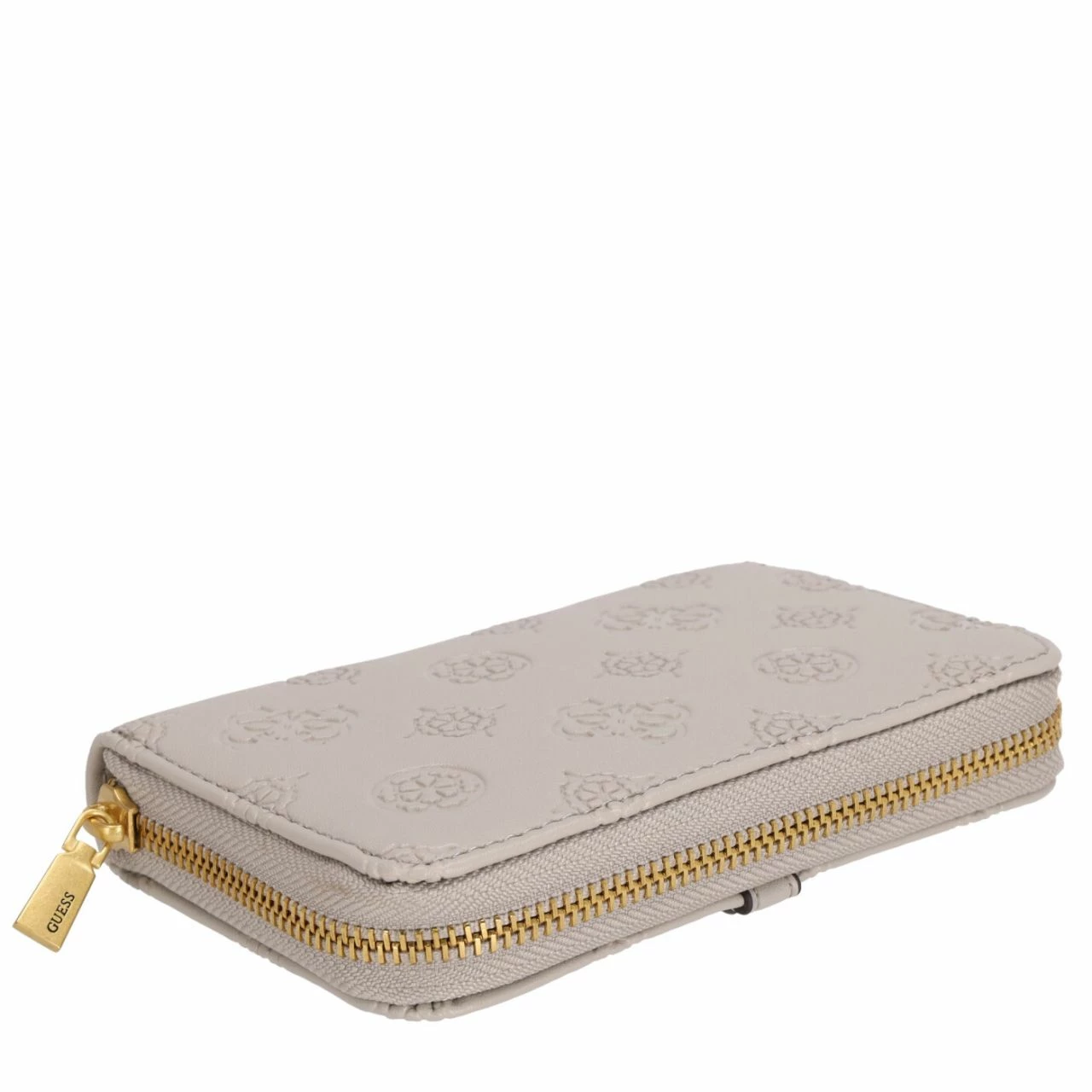 Guess Querbörse Damen James Logo SLG Medium Zip Around Taupe Logo 4 Guess Querbörse Damen James Logo SLG Medium Zip Around Taupe Logo – Bild 2