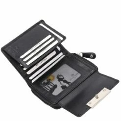 KENORADA Hochkantbörse Damen Iguacu Flap Zip Wallet M Schwarz -Aufbewahrungstasche Geschäft 0 0265b9d5bad50cc 1280x1280