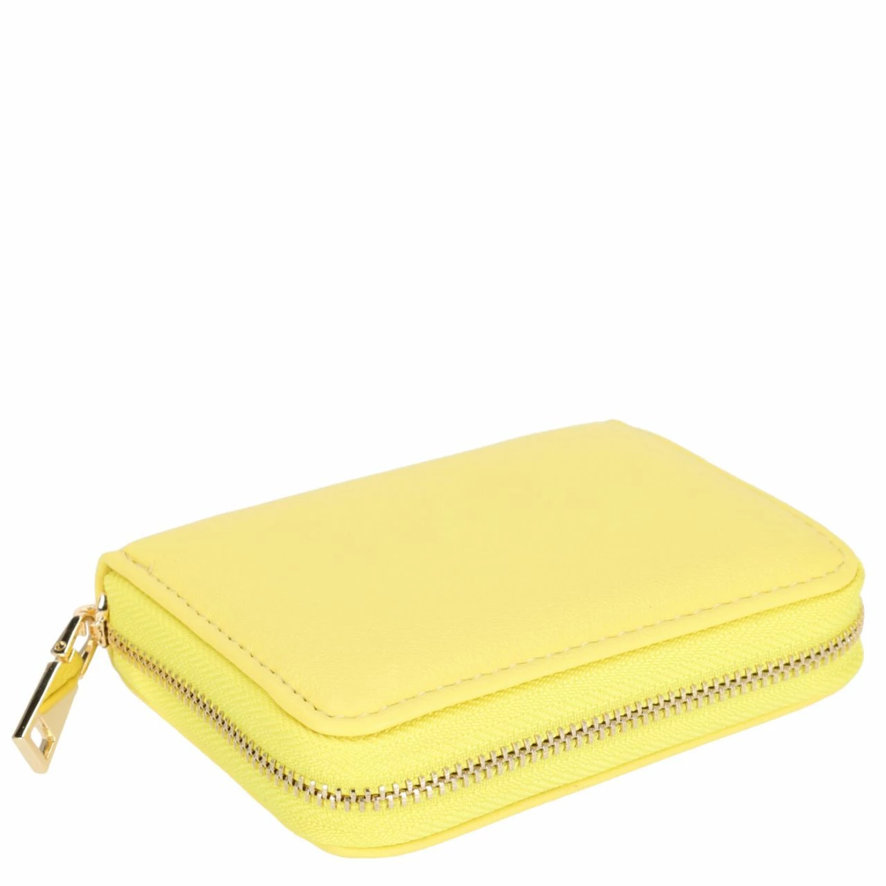 Seidenfelt Manufaktur Kleinbörse Damen Ylva Lemon/gold 4 Seidenfelt Manufaktur Kleinbörse Damen Ylva Lemon/gold – Bild 2